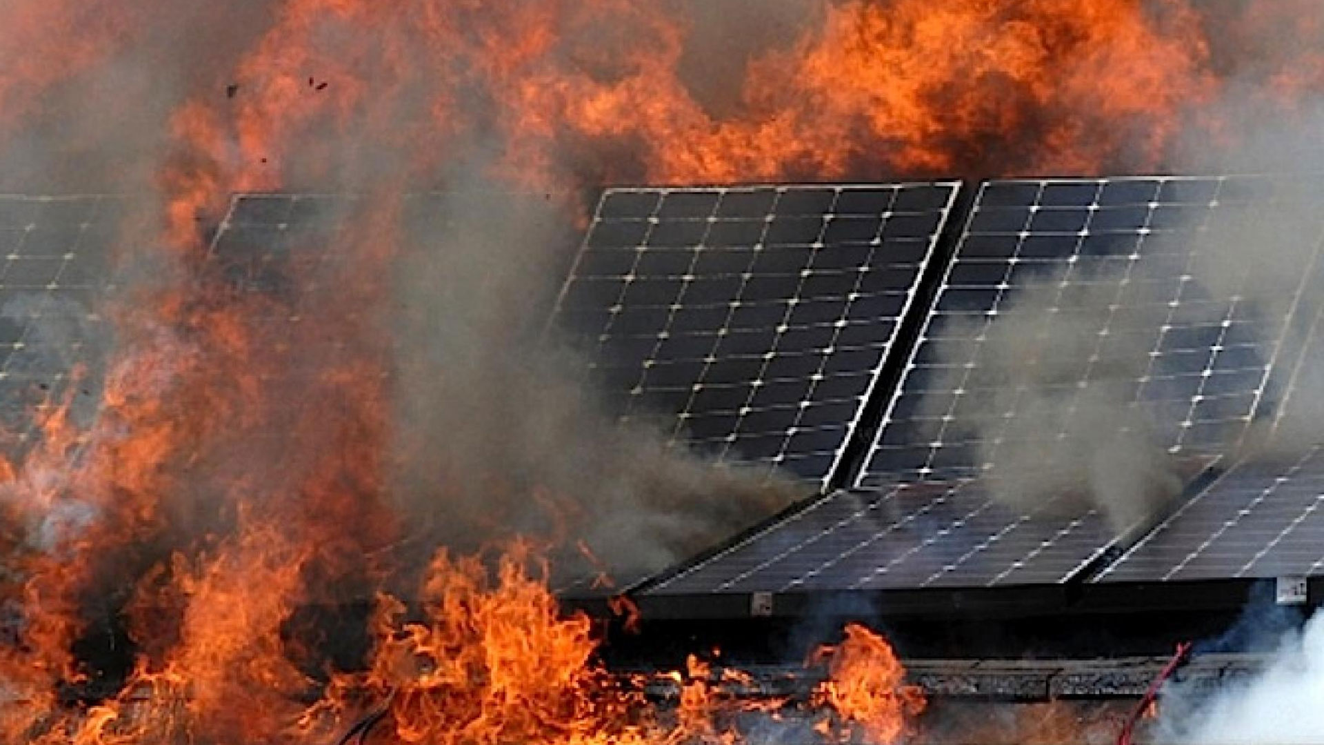 Utility-Scale Solar Array Fires